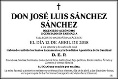 José Luis Sánchez Sánchez